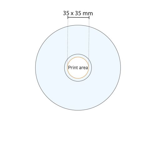 Technische werktekening met aanduiding van drukgebied op Easy Bar theeschotel 14 cm glas. Technische werktekening met aanduiding van drukgebied op Easy Bar theeschotel 14 cm glas.