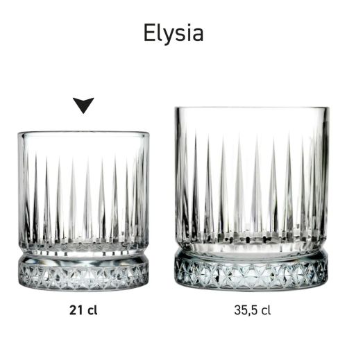 Serie Elysia Whisky glazen getoond naast elkaar in meerdere uitvoeringen Serie Elysia Whisky glazen getoond naast elkaar in meerdere uitvoeringen