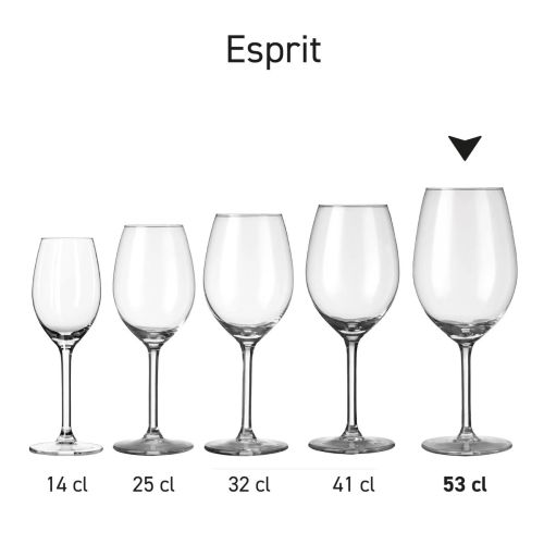 Groepsbeeld van meerdere Esprit wijnglazen als serie gepresenteerd. Groepsbeeld van meerdere Esprit wijnglazen als serie gepresenteerd.