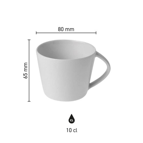 Infographic met afmetingen van de Eva Koffie Kop 20 cl. porselein overzichtelijk weergegeven. Infographic met afmetingen van de Eva Koffie Kop 20 cl. porselein overzichtelijk weergegeven.