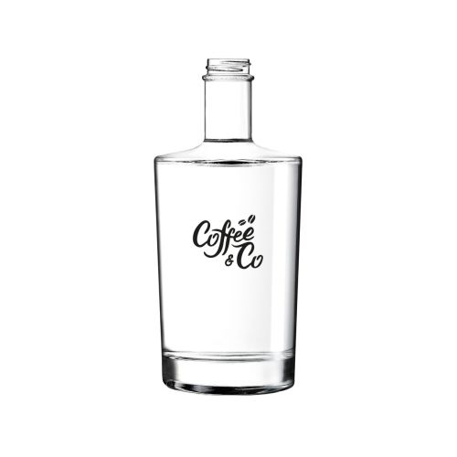 Eénkleurig CoffeeCo-logo zichtbaar op de voorzijde van de Fles Neos 0,5 liter. Eénkleurig CoffeeCo-logo zichtbaar op de voorzijde van de Fles Neos 0,5 liter.