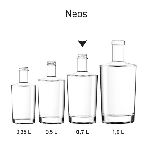 Productserie flessen Neos gepresenteerd in de Neos-serie. Productserie flessen Neos gepresenteerd in de Neos-serie.