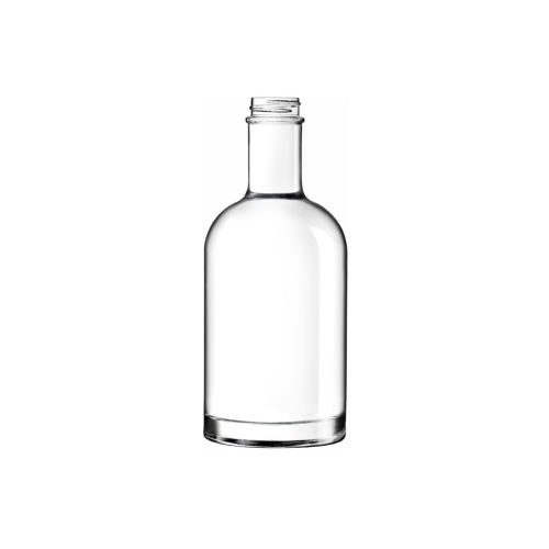 Glazen fles Oslo 0,35 liter in recht vooraanzicht zonder dop of logo. Glazen fles Oslo 0,35 liter in recht vooraanzicht zonder dop of logo.