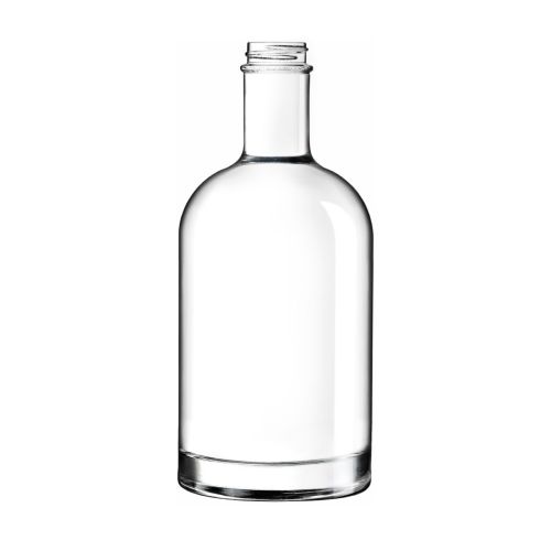 Fles Oslo 0,7 liter in vooraanzicht zonder dop of bedrukking zichtbaar. Fles Oslo 0,7 liter in vooraanzicht zonder dop of bedrukking zichtbaar.