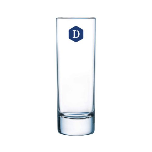 Islande glas 31 cl met bedrukt DailyDrinks-logo in één kleur op de glaswand. Islande glas 31 cl met bedrukt DailyDrinks-logo in één kleur op de glaswand.