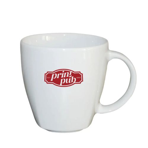 Eénkleurig logo van PrintPub op voorzijde van Kirsten mok wit 30 cl bedrukt. Eénkleurig logo van PrintPub op voorzijde van Kirsten mok wit 30 cl bedrukt.
