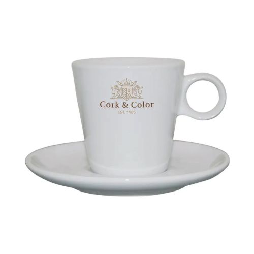e Lukas Cappuccino wit 19.5 cl. Set uit SET met meerkleurig CorkColor-logo aan de voorkant. e Lukas Cappuccino wit 19.5 cl. Set uit SET met meerkleurig CorkColor-logo aan de voorkant.