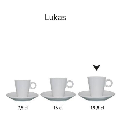 Reeks Lukas Cappuccino Sets in serievorm. Reeks Lukas Cappuccino Sets in serievorm.