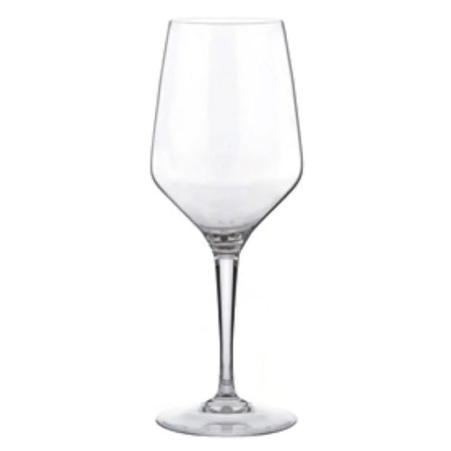 Vooraanzicht van een transparant Mencia wijnglas van 58 cl., geschikt voor rode wijn.