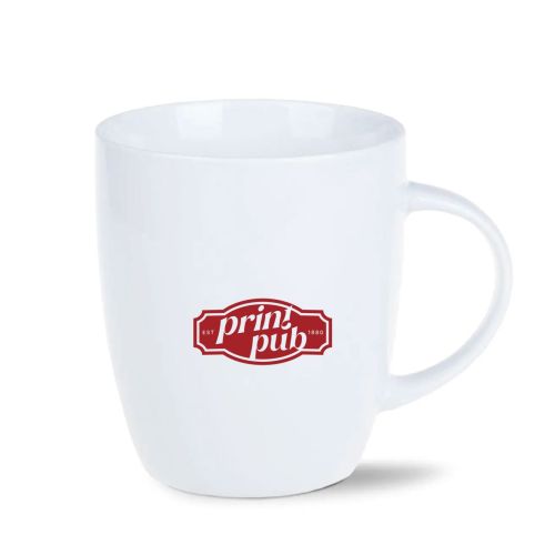 Porseleinen Mini Specta mok 28 cl. met enkelkleurig PrintPub-logo bedrukt op de voorzijde. Porseleinen Mini Specta mok 28 cl. met enkelkleurig PrintPub-logo bedrukt op de voorzijde.