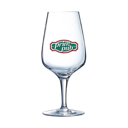 Sublym Multi Use 35 cl. met meerkleurige PrintPub-logo-opdruk op de voorzijde van het glas. Sublym Multi Use 35 cl. met meerkleurige PrintPub-logo-opdruk op de voorzijde van het glas.