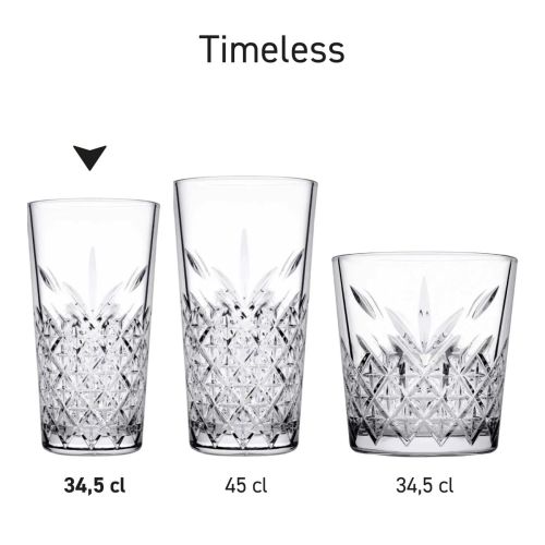 Seriebeeld toont meerdere Timeless glazen. Seriebeeld toont meerdere Timeless glazen.