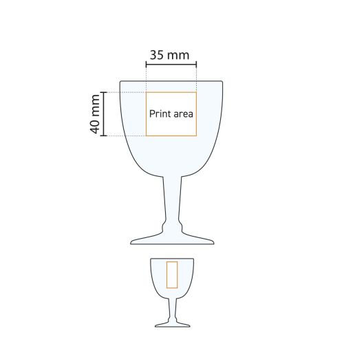 Trappist Glas 15 cl. tapmaat bedrukken