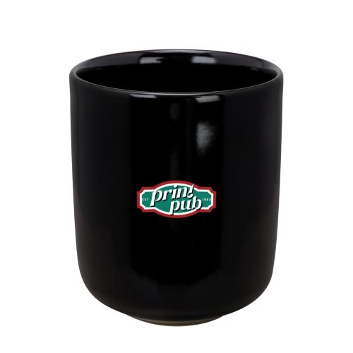 Meerkleurig PrintPub-logo op de voorzijde van Venus beker 35 cl. porselein zonder oor. Meerkleurig PrintPub-logo op de voorzijde van Venus beker 35 cl. porselein zonder oor.
