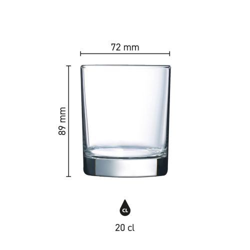 Whiskyglas 20 cl. bedrukken