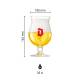 Duvel bierglas 33 cl. bedrukken
