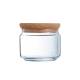 Glazen pot met deksel 0,5 liter bedrukken
