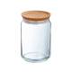 Glazen pot met deksel 1 liter bedrukken