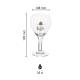 Leffe bierglas 33 cl. bedrukken