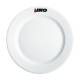 Bord brede rand wit 26,5 cm. bedrukken