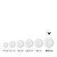Bord brede rand wit 30,5 cm. bedrukken