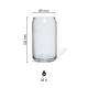 Can glas 48 cl. bedrukken