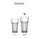 Kunststof Glas Remedy Hoog 40 cl. bedrukken
