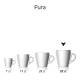 Pura Koffie Kop 32 cl. bedrukken