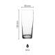 Bierflute 18 cl. bedrukken