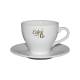 Dom Koffie wit 15 cl. SET bedrukken