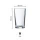 Glas Conique 8 cl. bedrukken