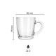Theeglas New Morning Laag 32 cl. bedrukken