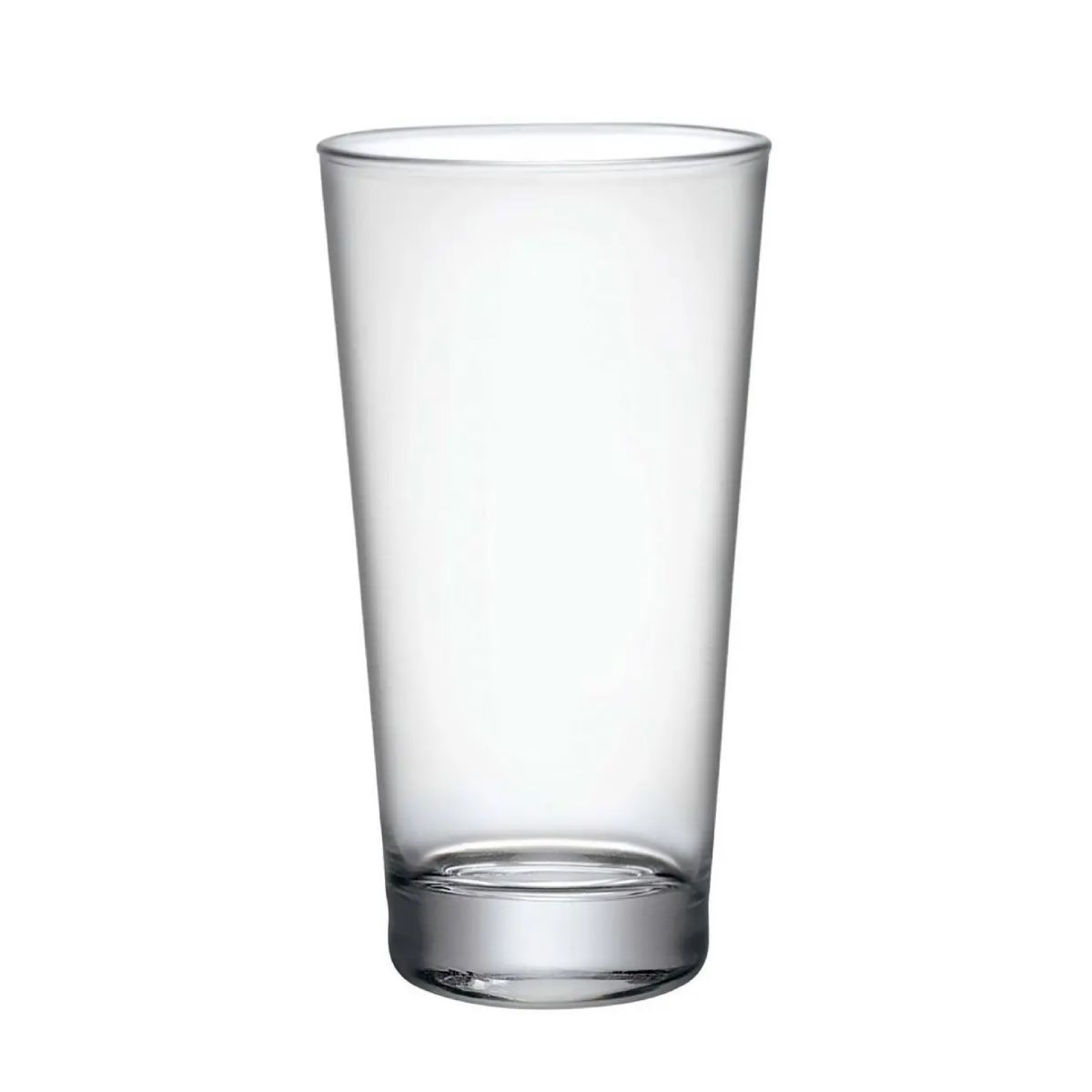 Vooraanzicht van het bierglas Sestriere 39 cl. van helder glas met rechte vorm en stevige bodem. Vooraanzicht van het bierglas Sestriere 39 cl. van helder glas met rechte vorm en stevige bodem.