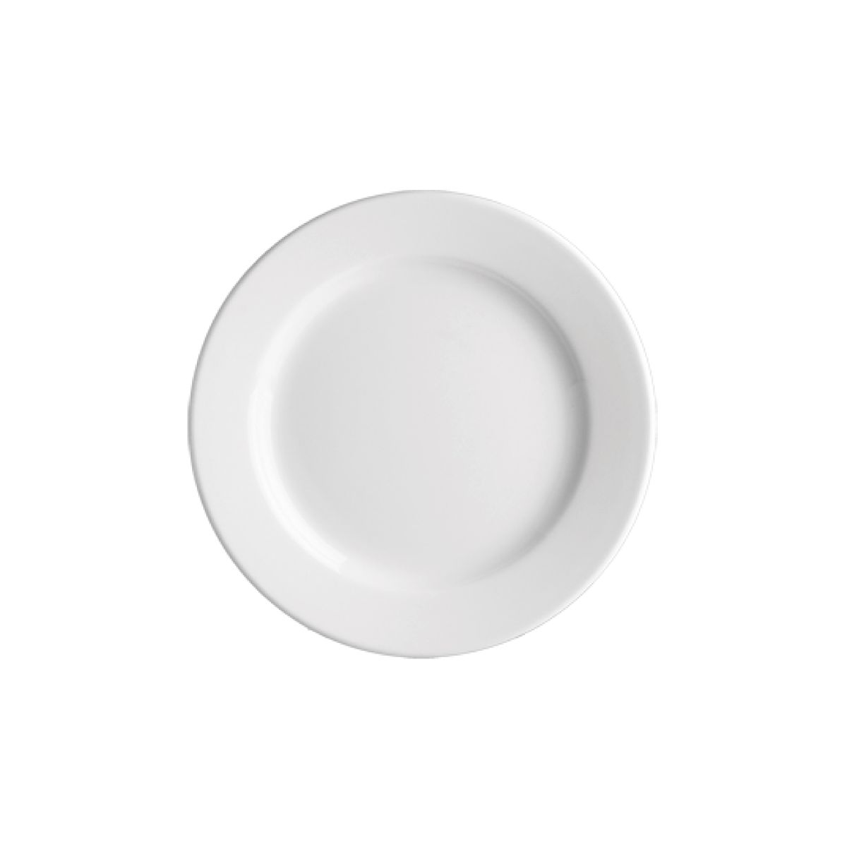 Bord Princip 15 cm porselein frontaal weergegeven met glad oppervlak en ronde vorm.