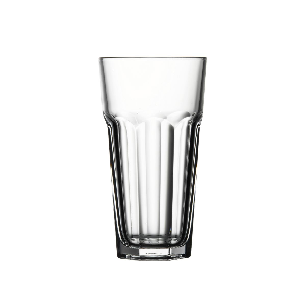 Helder Casablanca Latte Hoog glas 28,5 cl. rechtopstaand weergegeven in vooraanzicht. Helder Casablanca Latte Hoog glas 28,5 cl. rechtopstaand weergegeven in vooraanzicht.