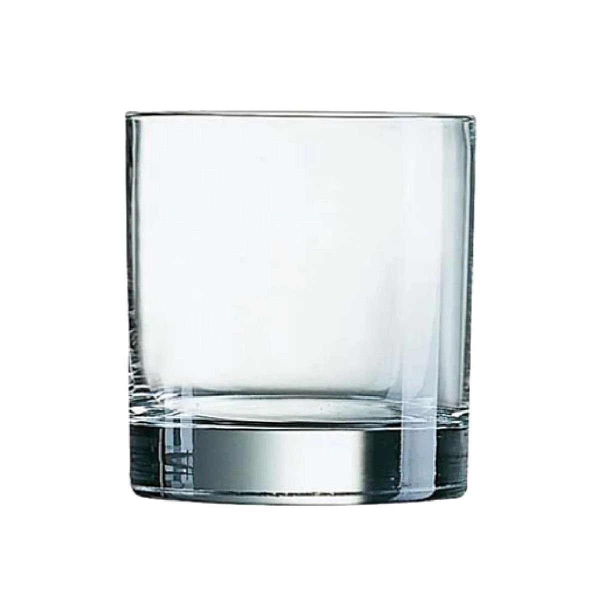 Vooraanzicht van het Islande Tumbler glas 38 cl, cilindervormig en volledig transparant. Vooraanzicht van het Islande Tumbler glas 38 cl, cilindervormig en volledig transparant.