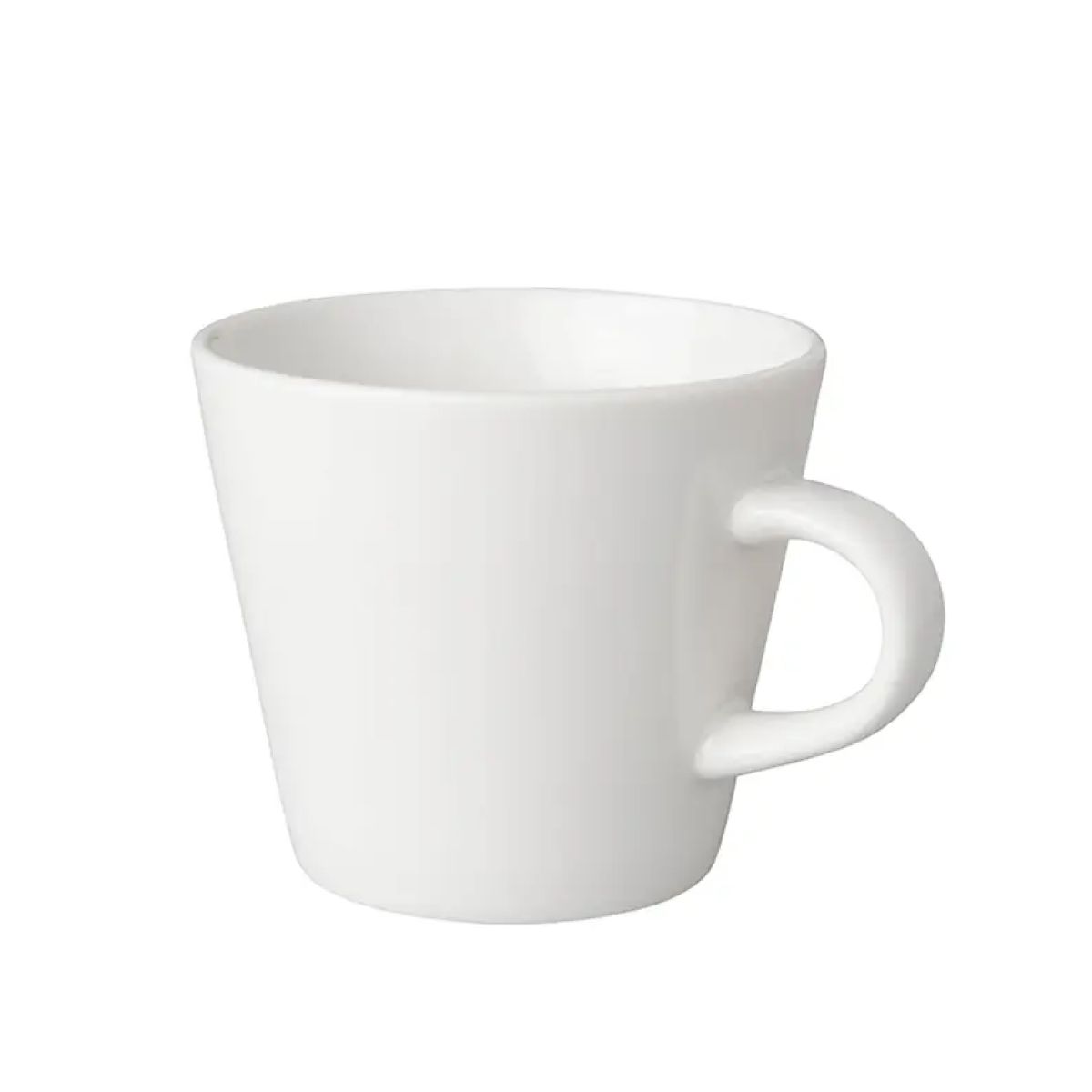 Koffiekop wit Neo Budgetline 19 cl. van porselein in vooraanzicht, met glad oppervlak en ronde vorm. Koffiekop wit Neo Budgetline 19 cl. van porselein in vooraanzicht, met glad oppervlak en ronde vorm.