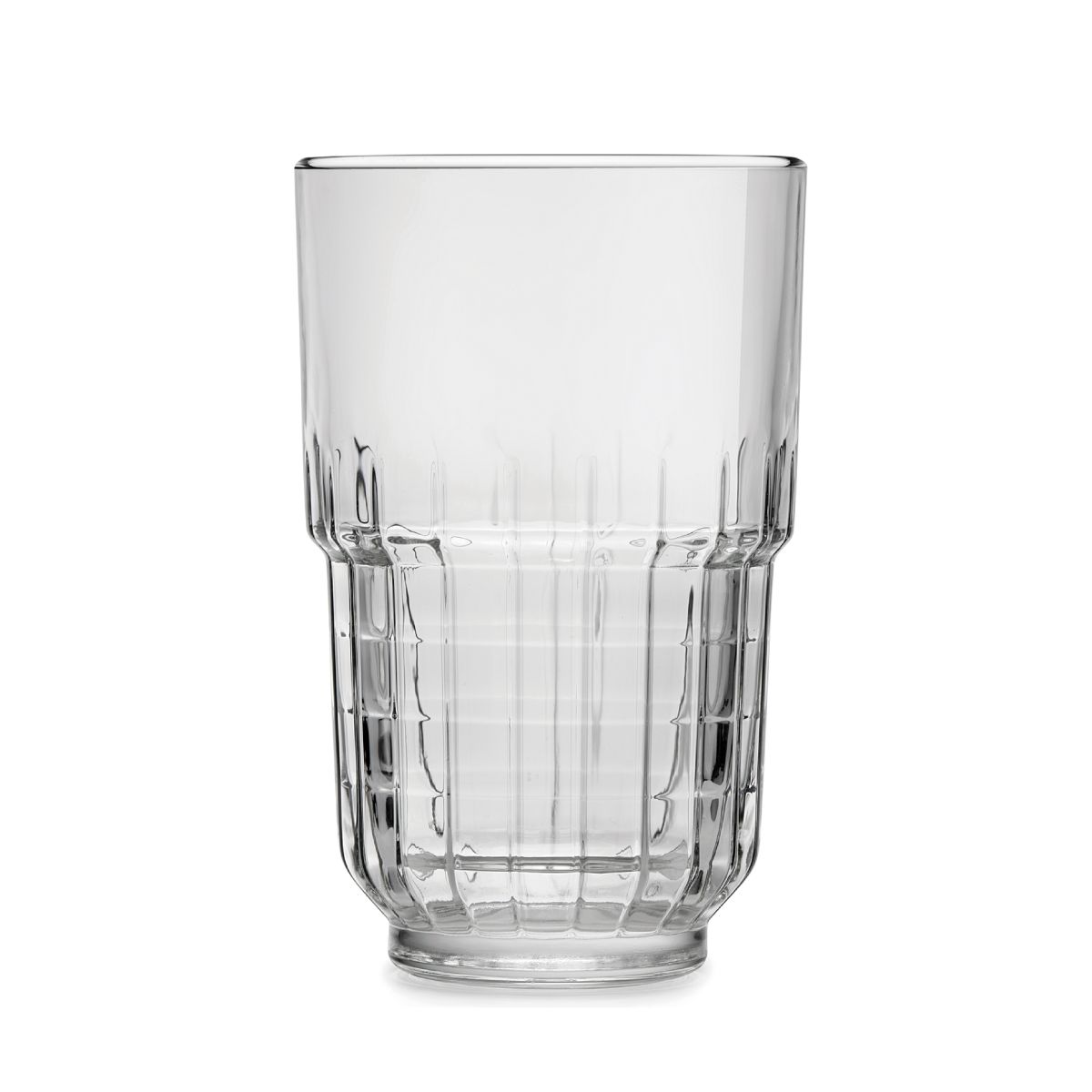 Longdrinkglas Onis 34,5 cl in helder glas, recht van voren en zonder decor weergegeven. Longdrinkglas Onis 34,5 cl in helder glas, recht van voren en zonder decor weergegeven.
