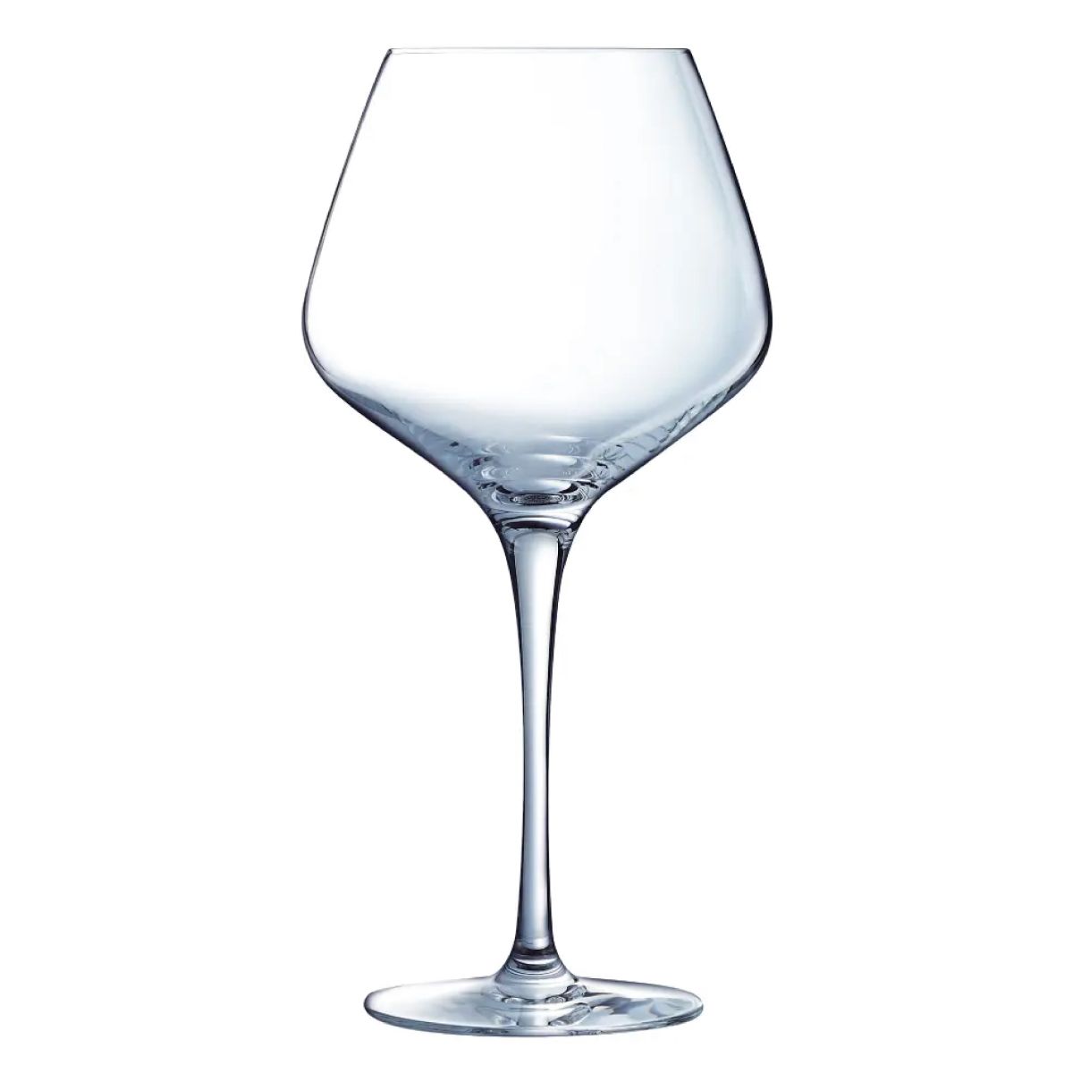 Frontale weergave van het Sublym gin-tonicglas 60 cl in transparant glas met bolvormige kelk. Frontale weergave van het Sublym gin-tonicglas 60 cl in transparant glas met bolvormige kelk.
